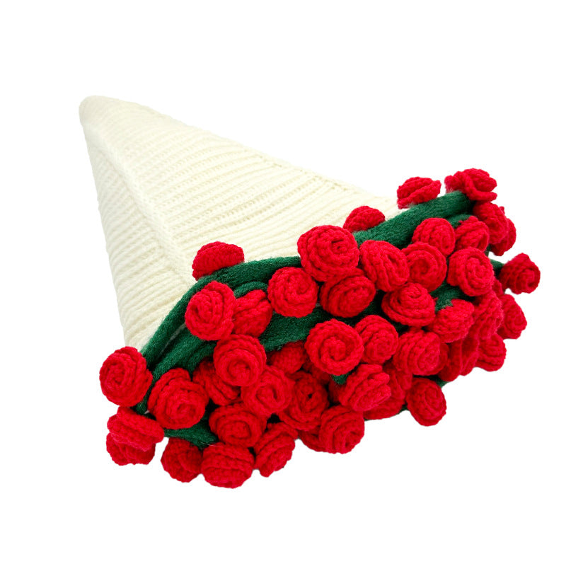 New rose blanket -  flower blanket - crochet rose bouquet blanket - JubeoWax