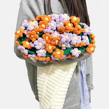 Load image into Gallery viewer, New rose blanket -  flower blanket - crochet rose bouquet blanket - JubeoWax
